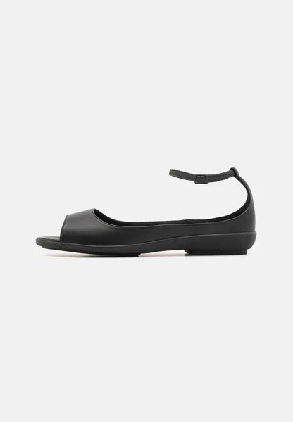 Балетки Peeptoe Calvin Klein, цвет black