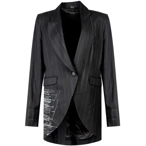 Пиджак Isabel Benenato, средней длины, размер 48, черный