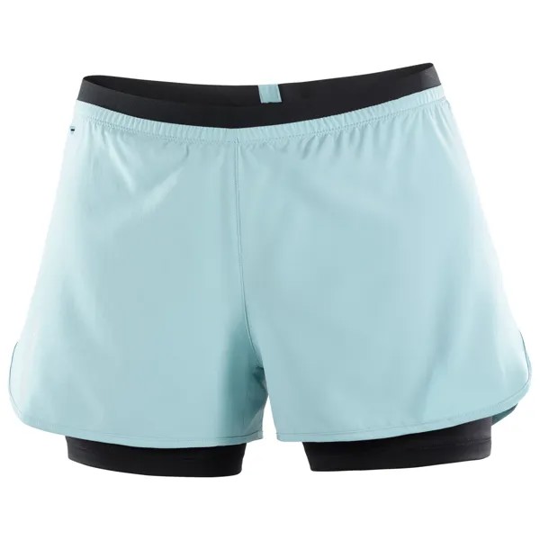 Шорты для бега Salomon Women's Cross 2in1 Shorts, цвет Arona