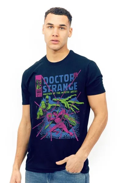 Хлопковая футболка Dr Strange Master Marvel, темно-синий