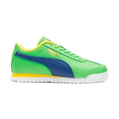 Puma Roma Country Lace Up Youth Boys Зеленые кроссовки Повседневная обувь 39155003