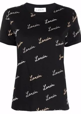 LANVIN футболка с логотипом