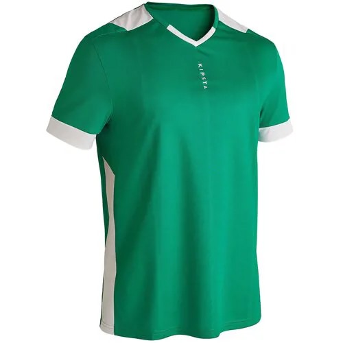 Футболка мужская F500, размер: S, цвет: Зеленый KIPSTA Х Декатлон