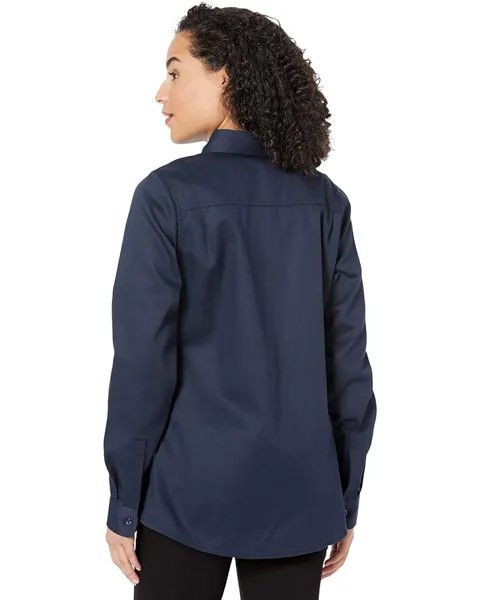 Рубашка Wolverine Fire Resistant Twill Shirt, темно-синий