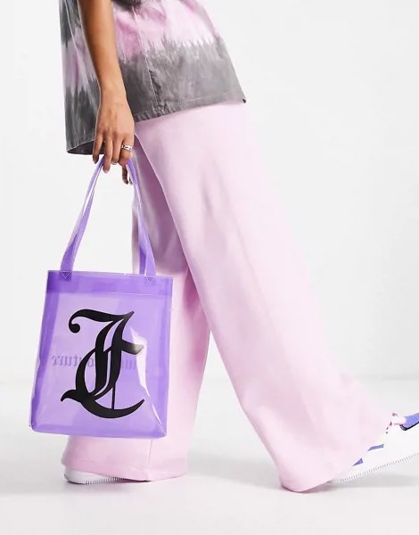 Сиреневая сумка с логотипом Juicy Couture-Фиолетовый цвет