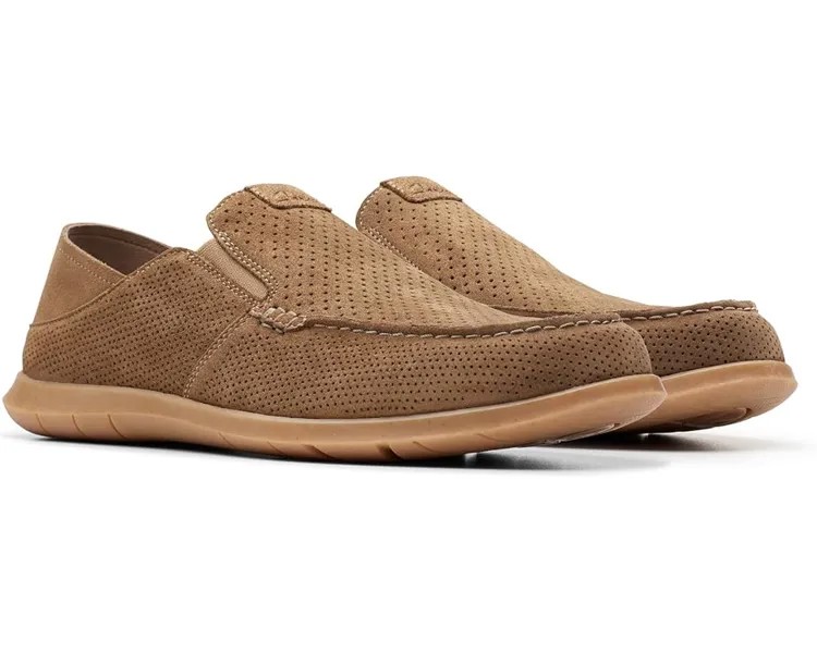 Кроссовки Clarks Flexway Easy, цвет Light Tan Suede