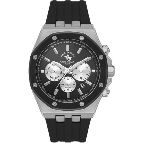 Наручные часы SANTA BARBARA POLO & RACQUET CLUB Prive SB.1.10520-2, серый, серебряный