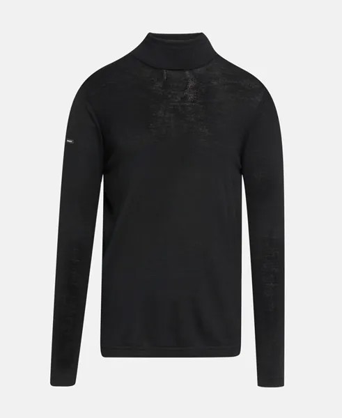 Шерстяной джемпер Superdry, черный