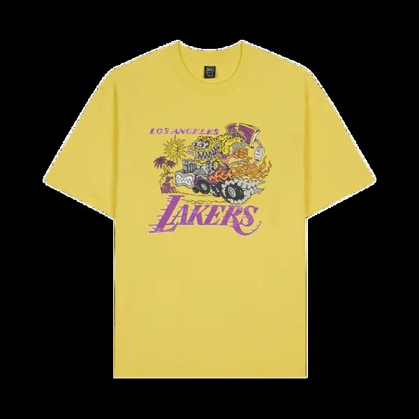 Футболка Brain Dead x NBA Los Angeles Lakers 'Yellow', желтый