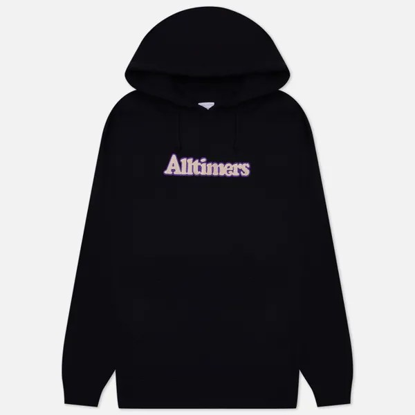 Мужская толстовка Alltimers Broadway Embroidered Hoodie чёрный, Размер M