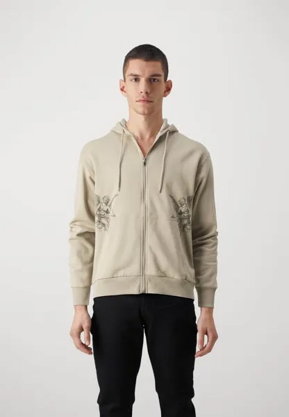 Толстовка на молнии JORCHERUB ZIP HOOD UNISEX Jack & Jones, бежевый