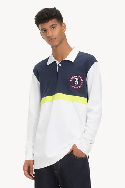 Футболка-поло мужская DM0DM05908 Tommy Jeans синяя L
