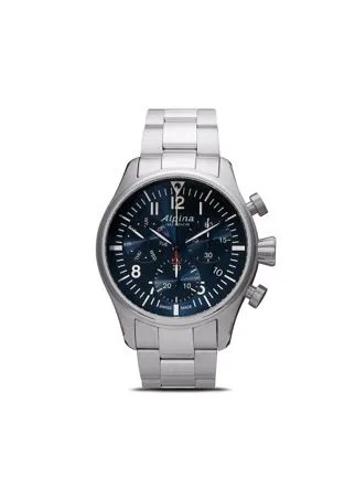 Alpina наручные часы Startimer Pilot Chronograph Quartz 42 мм