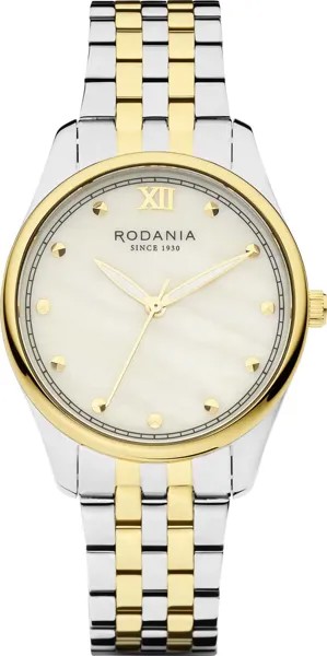 Наручные часы женские RODANIA R11010 серебристые/золотистые