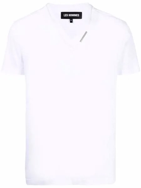 Les Hommes футболка с V-образным вырезом