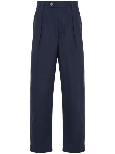A.P.C. габардиновые брюки, синий