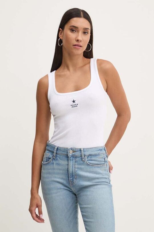 Топ Guess Jeans, белый