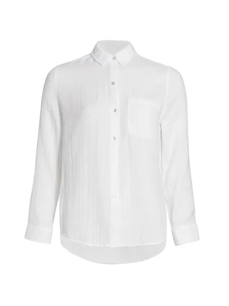 Хлопковая рубашка на пуговицах Ellis Rails, белый