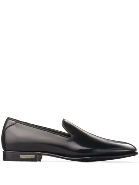 Jimmy Choo лоферы Thame с закругленным носком, черный