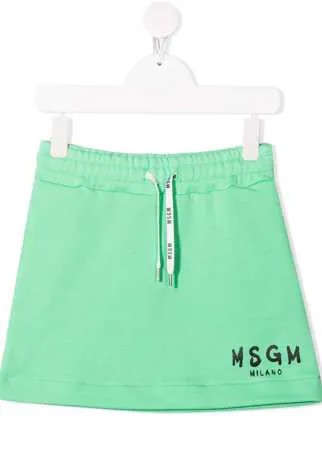 MSGM Kids юбка с логотипом