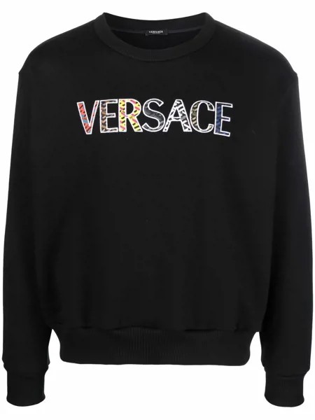 Versace толстовка с логотипом