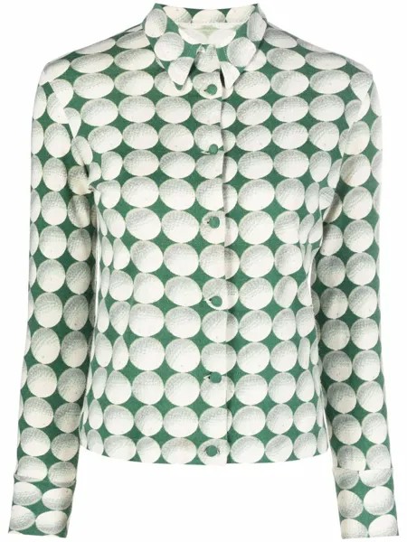 Hermès рубашка 2010-х годов с принтом