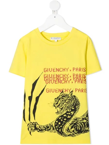 Givenchy Kids футболка с короткими рукавами и логотипом