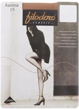 Колготки Filodoro Classic Aurora 15 den, размер 3-M, playa (бежевый)