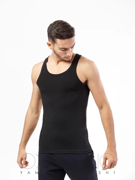 Майка мужская Oxouno черная 3XL