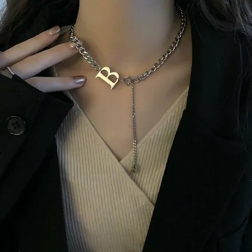 Колье, серебряный