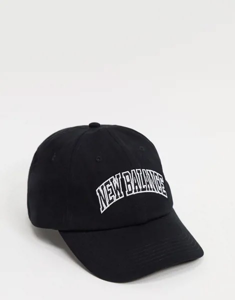 Черная кепка New Balance collegiate-Черный