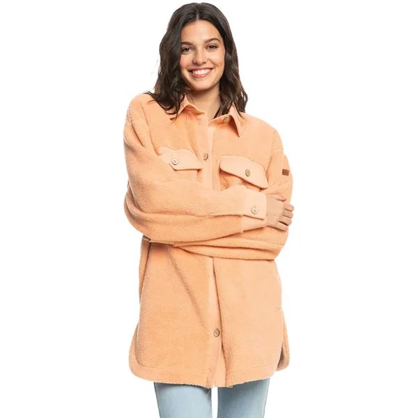 Рубашка Roxy Switch Up Sherpa, оранжевый