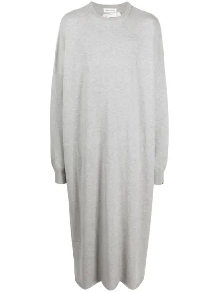 Extreme cashmere платье N° 289 May тонкой вязки, серый