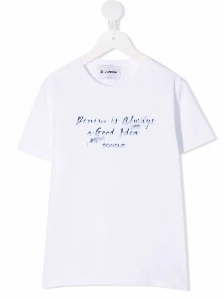 Dondup Kids футболка с надписью