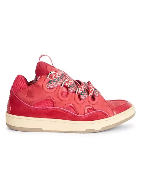 Низкие кеды Curb Lanvin, цвет watermelon