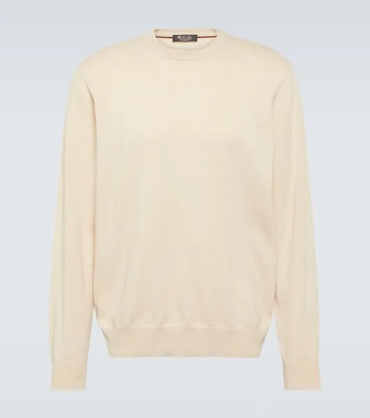 Кашемировый свитер Loro Piana, цвет natural melange