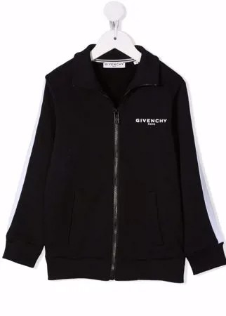 Givenchy Kids куртка на молнии с логотипом