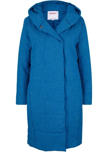 Короткое стеганое пальто o-shape John Baner Jeanswear, голубой