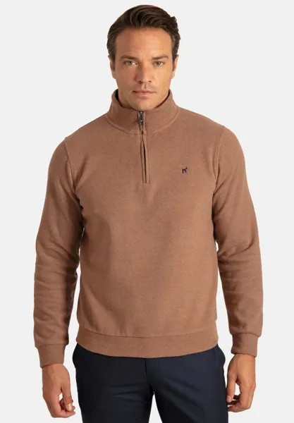 Свитер Half Zip Williot, цвет latte brown