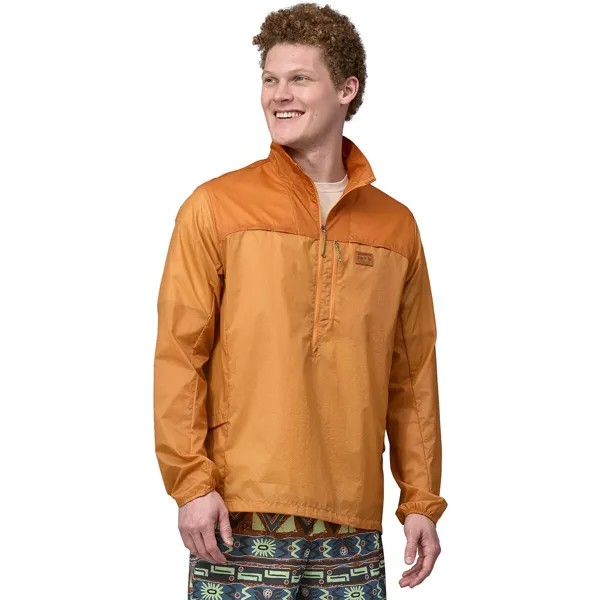 Пуловер с молнией 1/2 houdini stash Patagonia, желтый