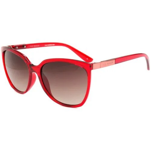 Солнцезащитные очки Ted Baker London, оправа: пластик, для женщин, красный