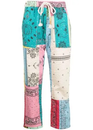 Mira Mikati стеганые брюки с принтом