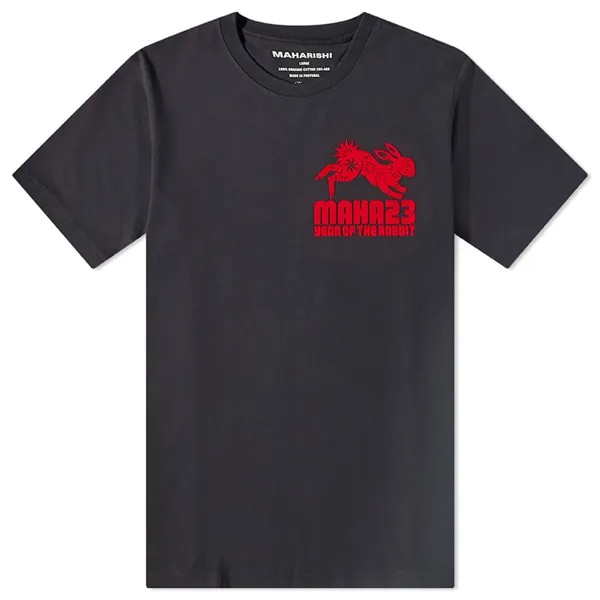 Футболка Maharishi Paper-Cut Rabbit Tee