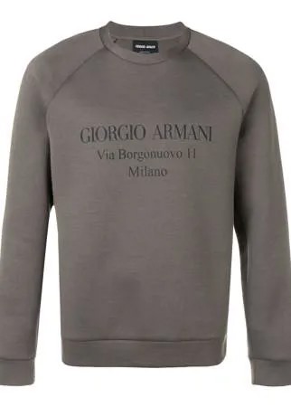 Giorgio Armani толстовка с логотипом