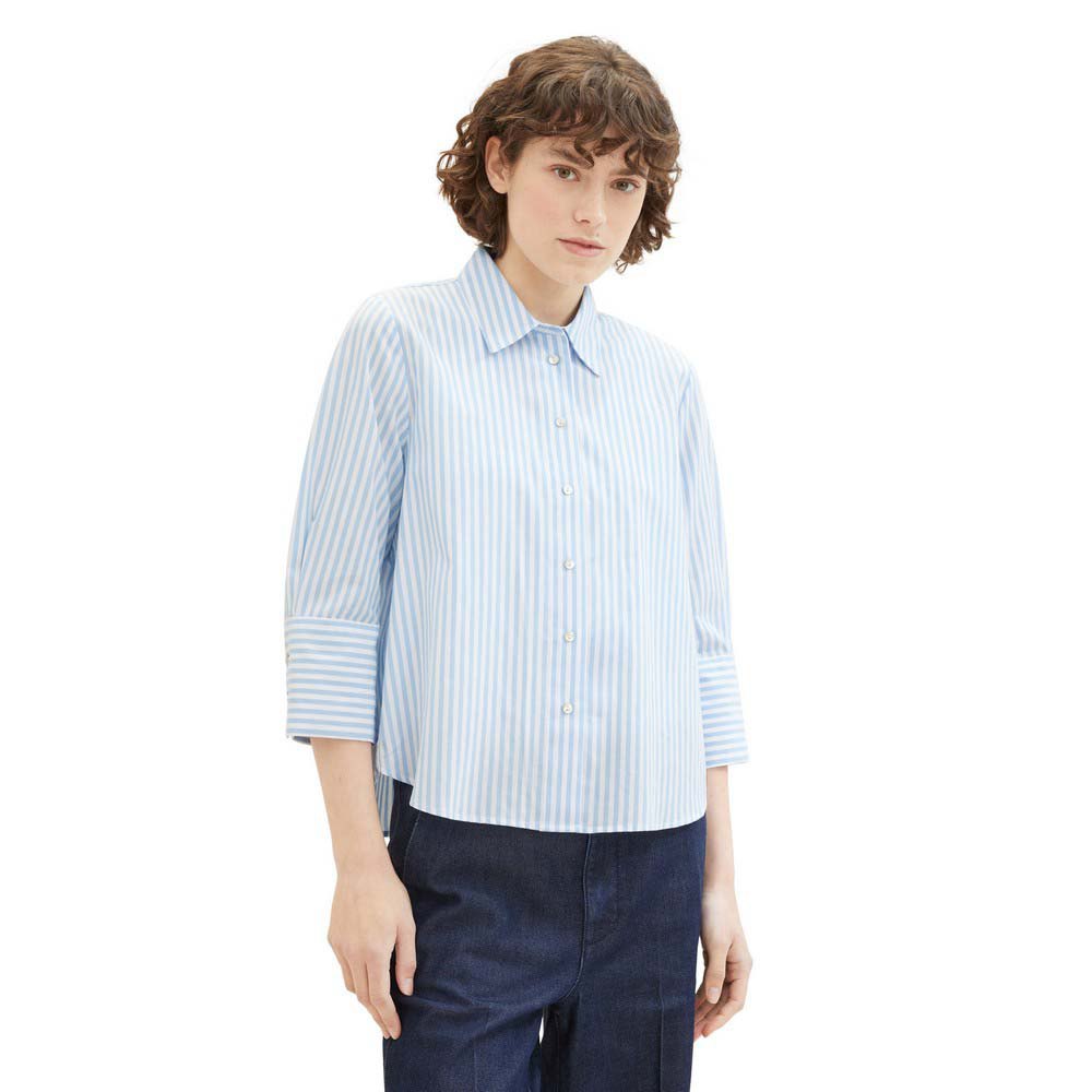 Блуза Tom Tailor 1040316 Striped, синий