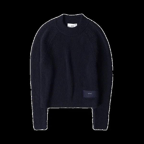 Свитер Ami Label Knit 'Night Blue', синий