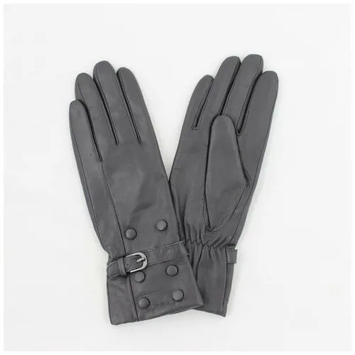 Перчатки G s G, демисезон/зима, натуральная кожа, подкладка, размер 7, черный