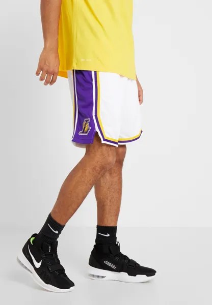 Спортивные шорты Nike Swingman Lakers, белый / фиолетовый