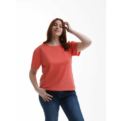 Футболка, размер XL, коралловый