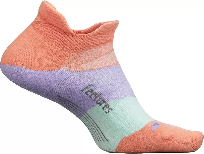 Feetures! Ультралегкие носки Elite Cushion No Show Tab, персиковый